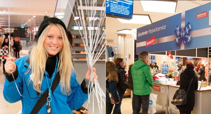 girogo / Weihnachtspromotion / Promotionpersonal