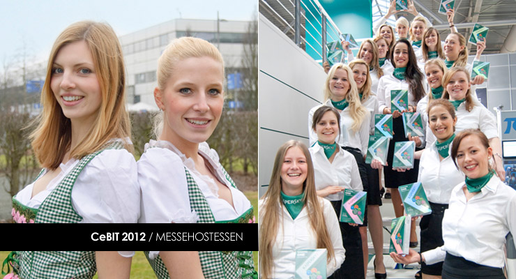 Messehostessen CeBIT 2012